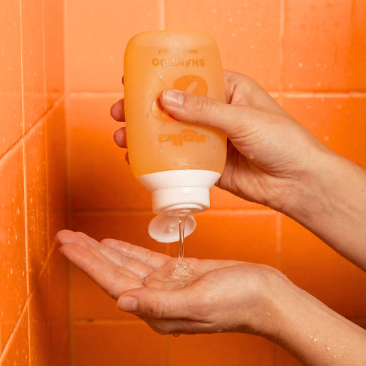 Flacon de shampoing rechargeable - Orange