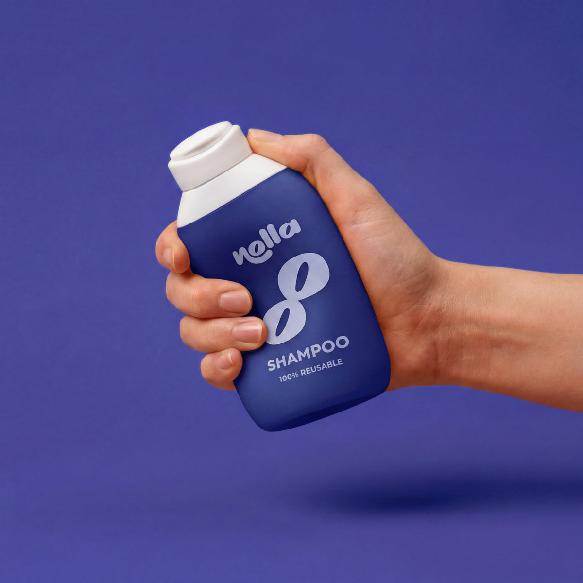 Refillable shampoo bottle - Dark blue
