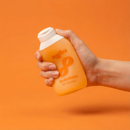 Flacon de shampoing rechargeable - Orange