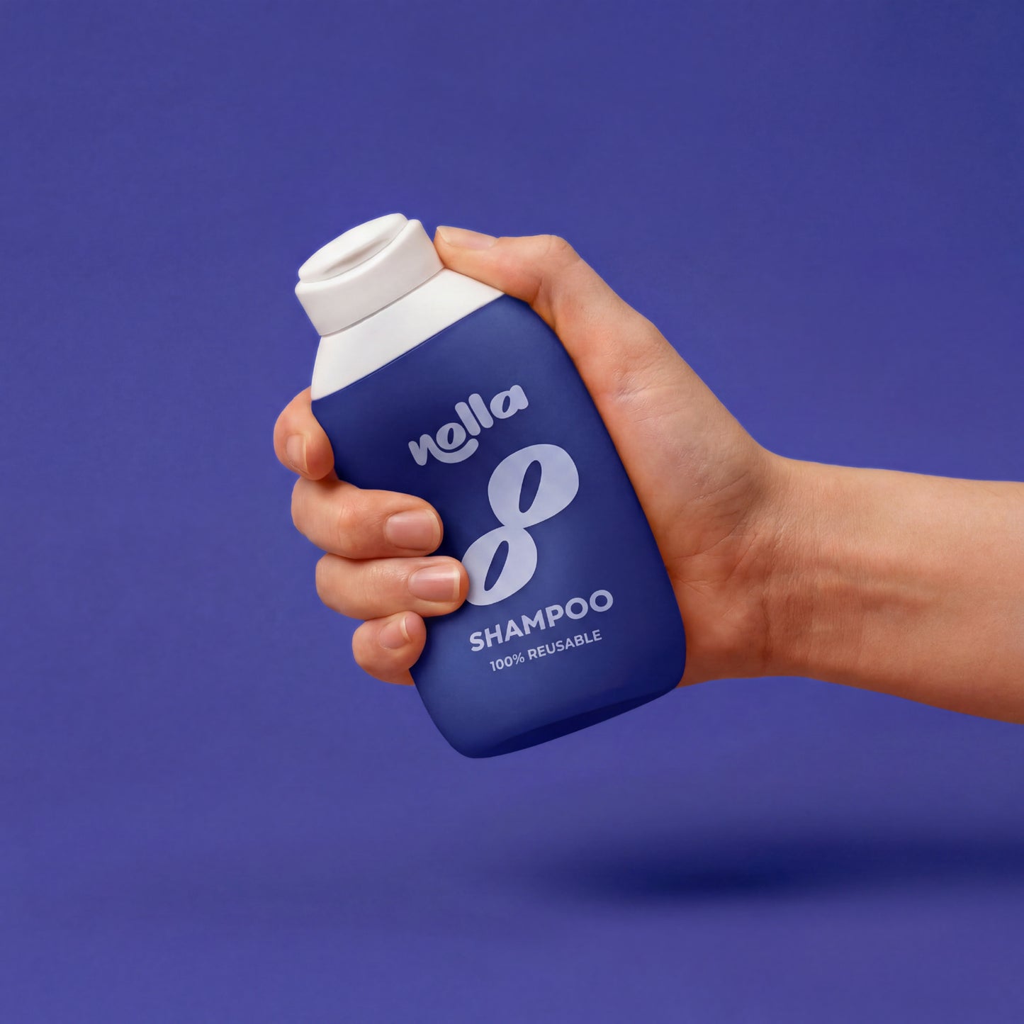 Refillable shampoo bottle - Dark blue