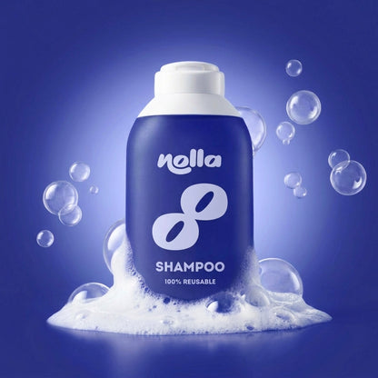 Refillable shampoo bottle - Dark blue