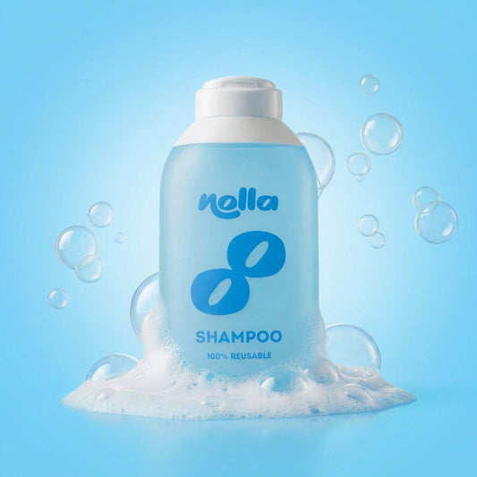 Flacon de shampoing rechargeable - Bleu clair