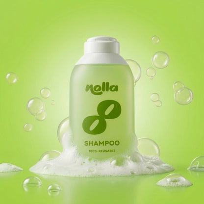 Flacon de shampoing rechargeable - Vert