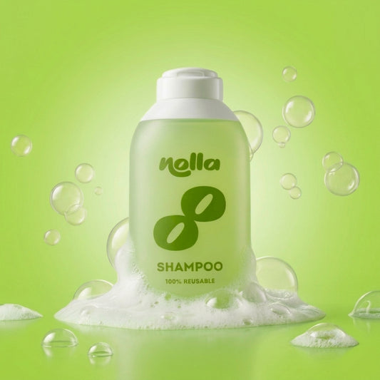 Flacon de shampoing rechargeable - Vert