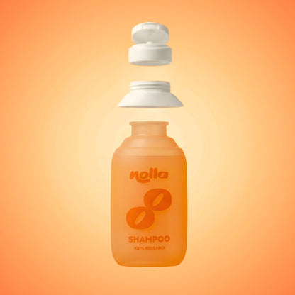 Flacon de shampoing rechargeable - Orange
