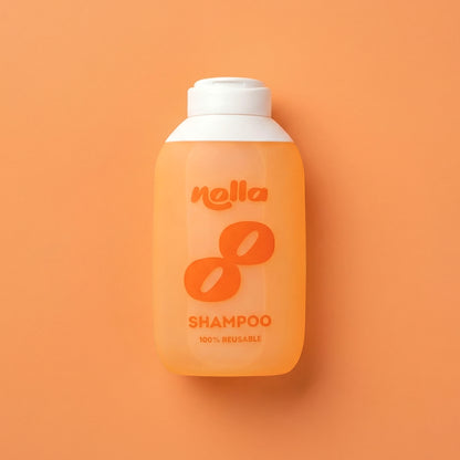 Flacon de shampoing rechargeable - Orange
